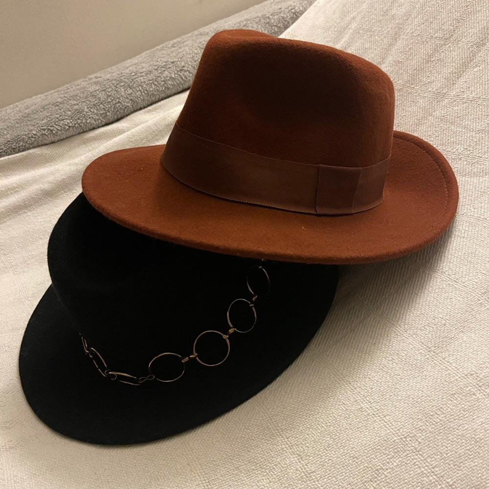 Brown hat